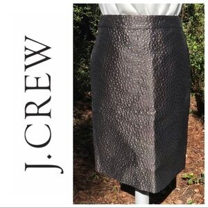 J Crew Dot Pencil Skirt Size 4
